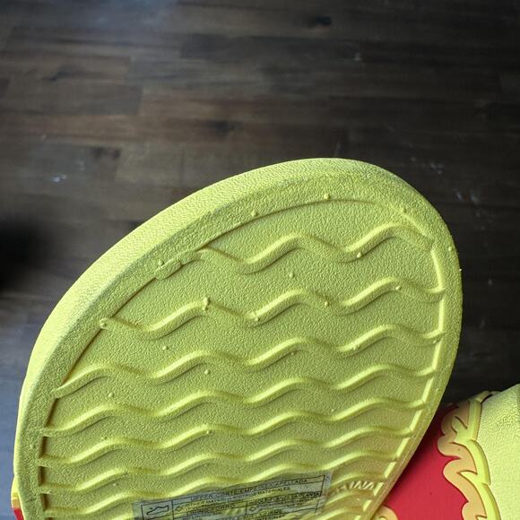 Forever 21 Flamin' Hot Shoes Womens Size 8 Yellow Chester Cheetah Slide Sandals - Picture 9 of 10